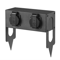 Ландшафтная розетка LUMMONDO SS02M black